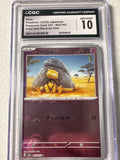 Pokemon Card 151 - Abra 063/165 Poke Ball Reverse Holo - CGC Gem Mint 10