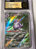 Pokémon Card 151 - Nidoking 175/165 - CGC Pristine 10