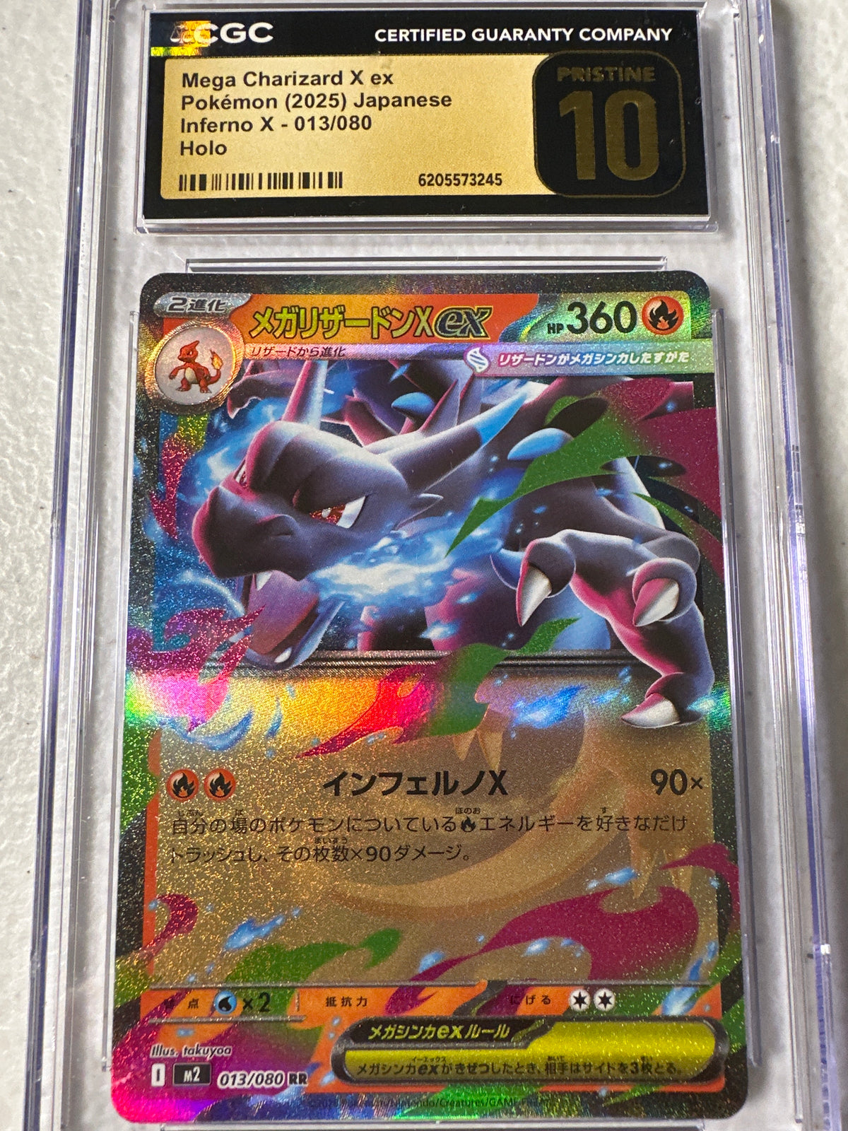 Inferno X - Charizard X ex 013/080 - CGC Pristine 10
